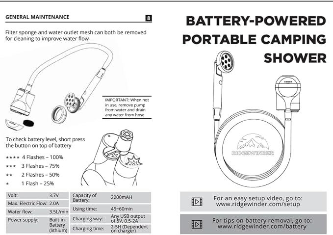 Portable Shower for Camping - Image 9