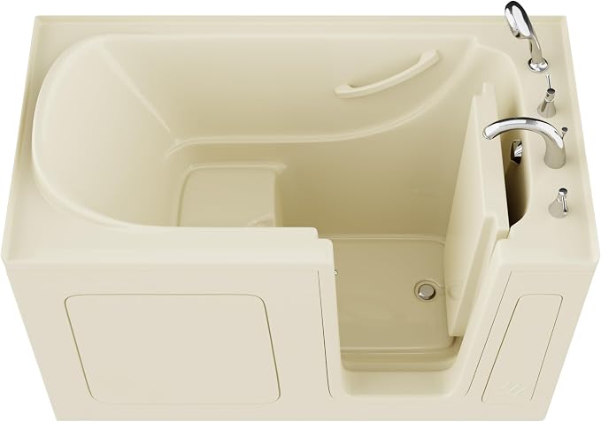 ANZZI Tubs Series Wide Opening Door Right Drain Quick Fill Walk-In Soaking Tub - Image 2