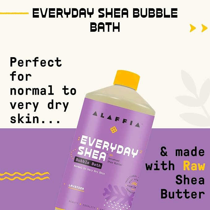 Alaffia Everyday Shea Bubble Bath, Soothe & Moisturize Skin, Made - Image 6