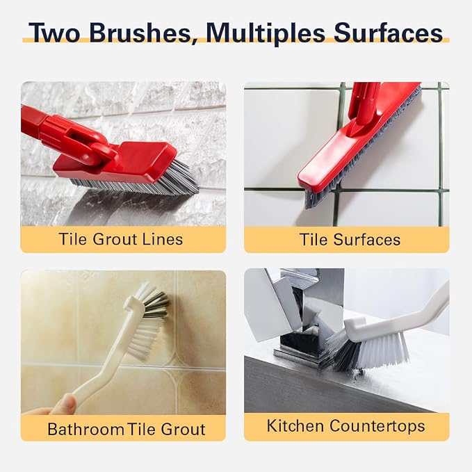 Fox Trot Ultimate Cleaning Duo: Grout Brush - Image 7