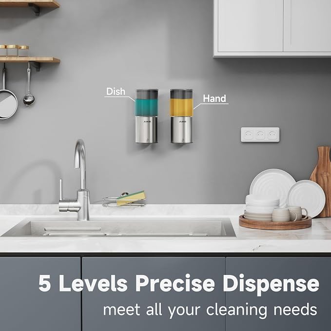 AIKE Automatic Wall Mount Liquid Soap Dispenser - Image 5