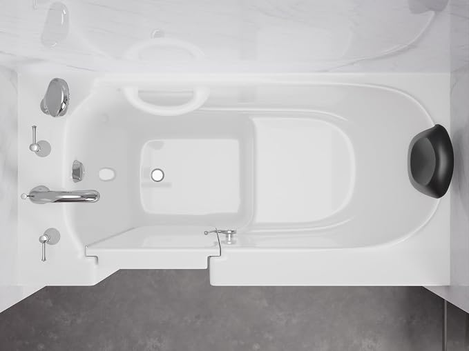 ANZZI Walk In Tub 53'' x 26'' - Image 3