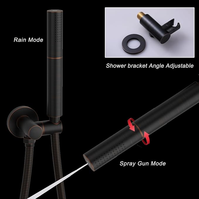 Thermostatic Shower System Oil Rubbed Bronze Shower Faucet Set - Image 3