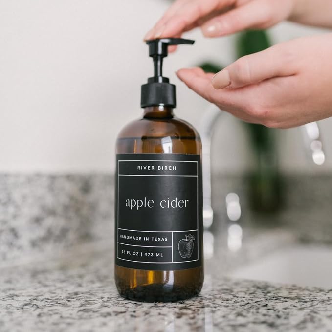 River Birch Apple Cider Scented Natural Hand Soap - Image 3