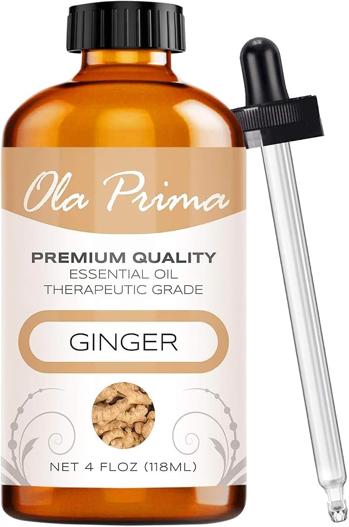 Ola Prima Ginger Essential Oil Therapeutic Grade by OlaPrima