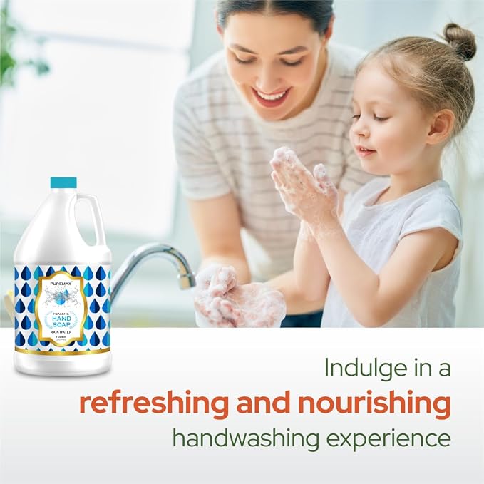 Foaming Hand Soap Refills with Essential Oils | Rain Drops | Gentle, - Image 4