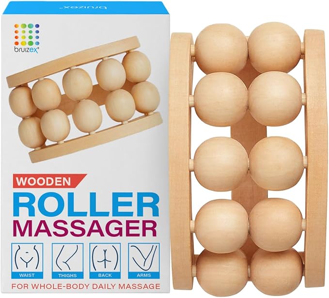 Bruizex Lymphatic Drainage Massager: Cellulite Massage Tool, Massage Roller by BruizexTheUltimateRecoveryMust-Have