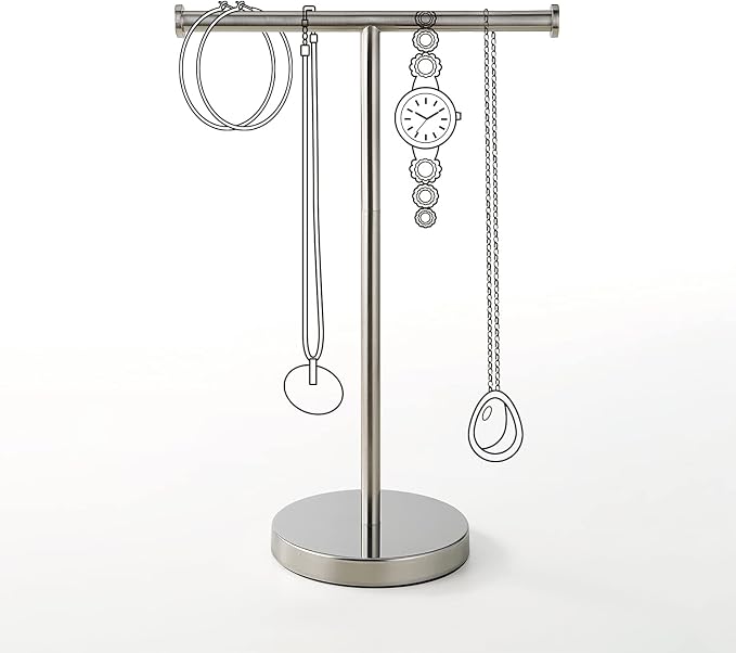 SunnyPoint Countertop Hand Towel Holder Stand – 16.5" Tall Stainless Steel - Image 4