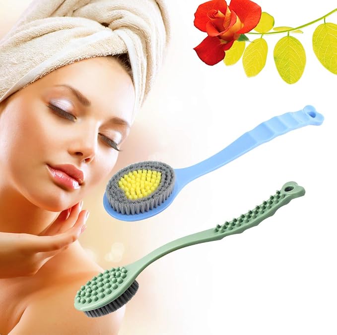 QiCheng&LYS long handle bath brush, soft and comfortable massage brush bath - Image 7