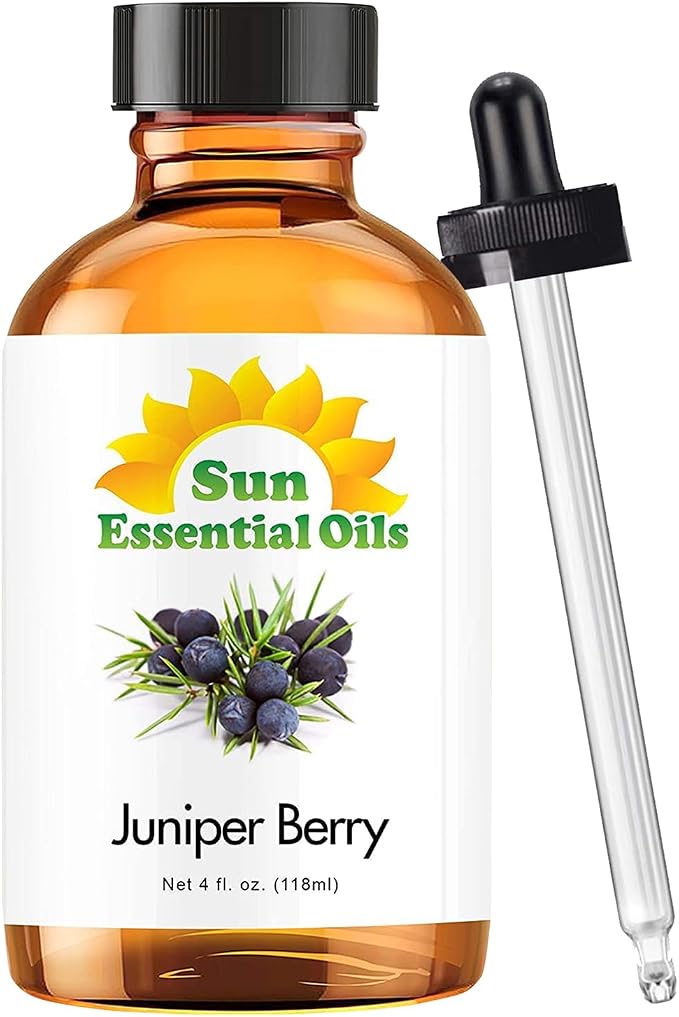 Sun Essential Oils 4oz Juniper Berry Essential Oil – Aromatherapy Oil by SunEssentialOils