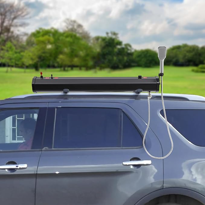 TFCFL 7.93 Gallon Roof Rack Mount Road Shower, High Pressure Outdoor Camping - Image 7