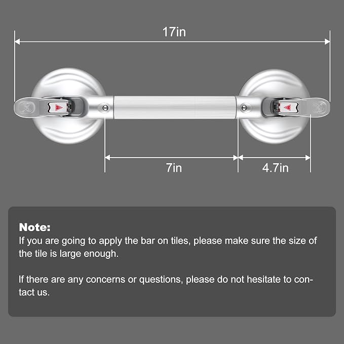 17-Inch Shower Handle - Image 5