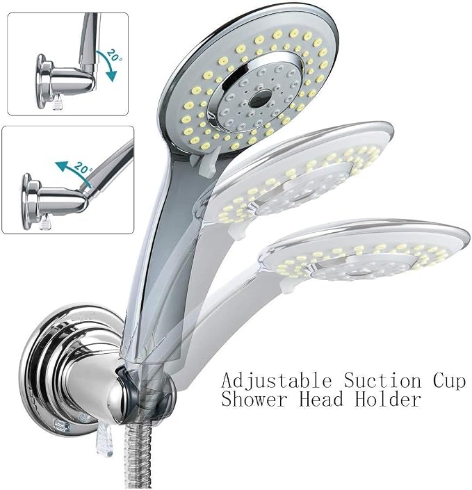 JiePai Vacuum Suction Cup Shower Head Holder, Adhesive Adjustable Suction - Image 3