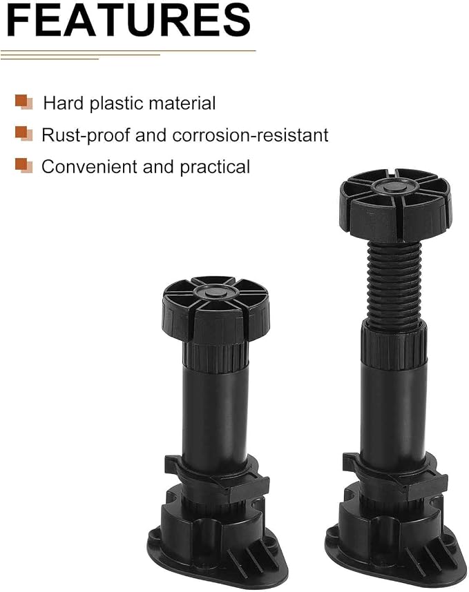 120x44mm Adjustable Leveling Feet - Image 3