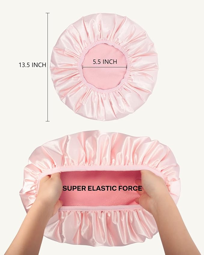 Aquior Shower Cap, Triple Layer Shower Cap - Image 2