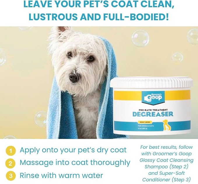 Groomer’s Goop Pre-Bath Pet Degreaser Treatment - Image 7