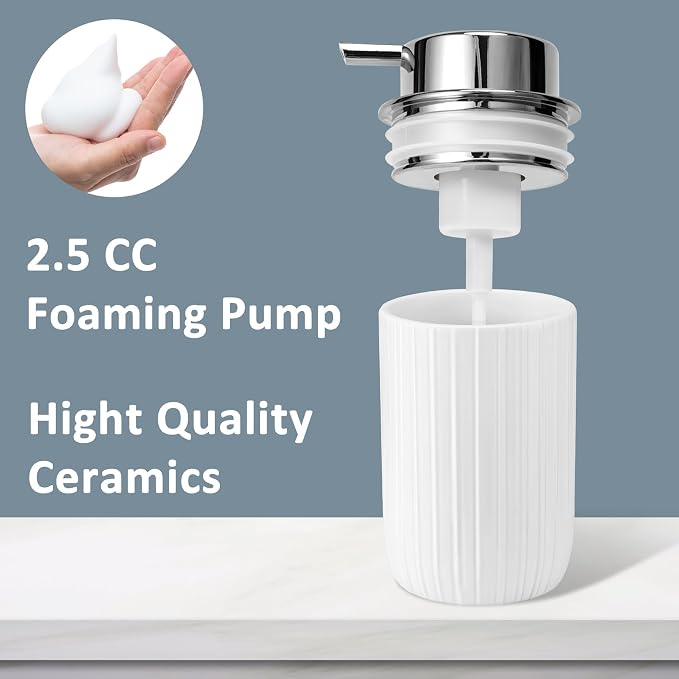Soap Foaming Dispenser Ceramic - Image 5