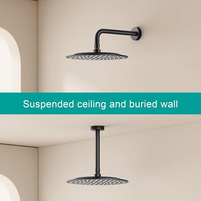 All Metal Rain Shower Head - Image 3
