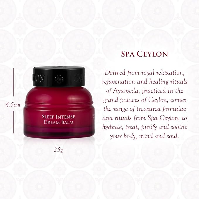 SPA CEYLON SLEEP INTENSE Dream Balm | Intense Pacifying Blend | Silicone-Free | - Image 2