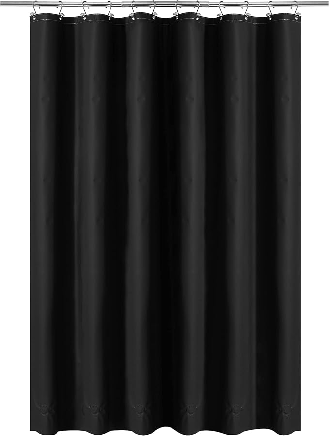 Barossa Design Black Shower Curtain Liner by BarossaDesign