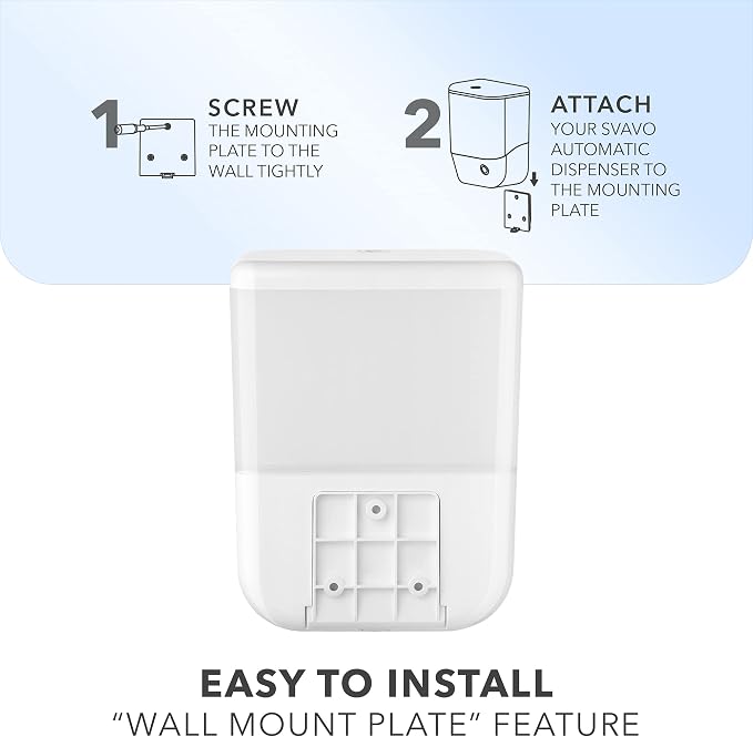 SVAVO 34oz / 1000ml Automatic Soap Dispenser Hand Sanitizer Dispenser Wall Mount - Image 4