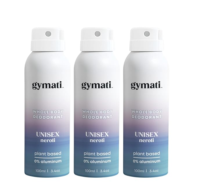 Gymati Fitness Body Deodorant Spray Aluminum Free by Gymati