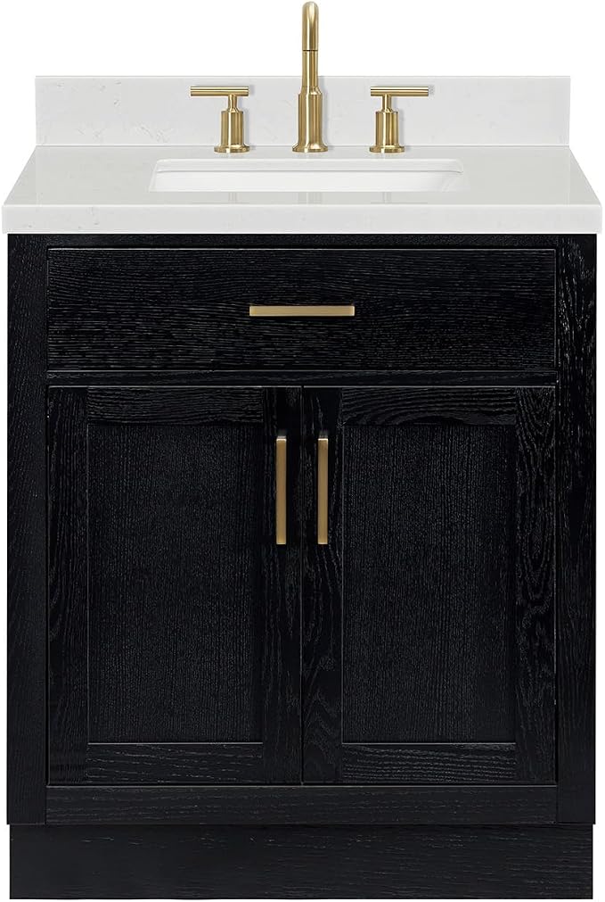 ARIEL Hepburn 30 Inch Single Rectangular Sink Bathroom Vanity - Image 11