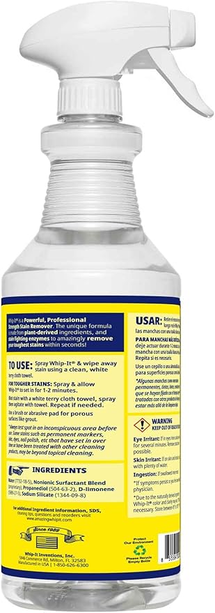 Whip It Cleaner, Plant Based Enzyme Cleaner, Cleaning Food, Baby Stains - Image 2