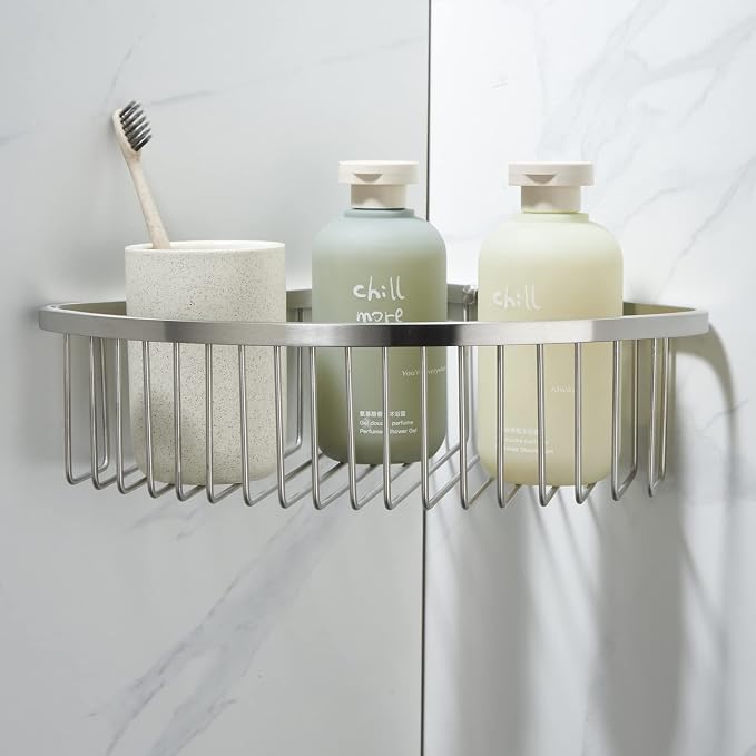 Corner Shower Caddy Organizer, SUS304 Stainless Steel Heavy Duty Rust-Proof by Segistan