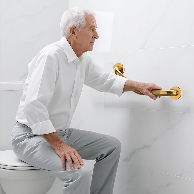 2 Pack 16 Inch Munzong Shower Grab Bars - Image 3