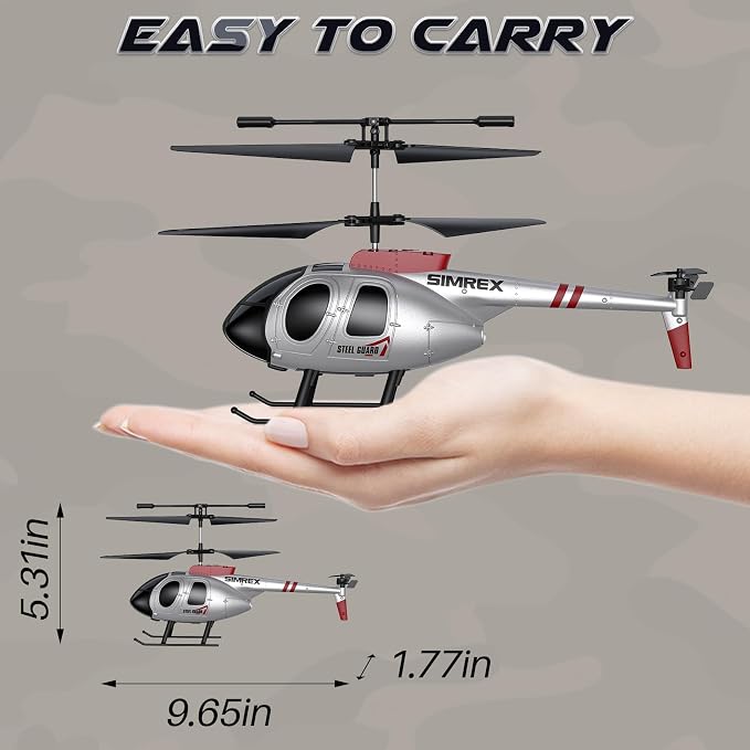 SIMREX RC Helicopter, Remote Control Helicopter Toy - Image 9