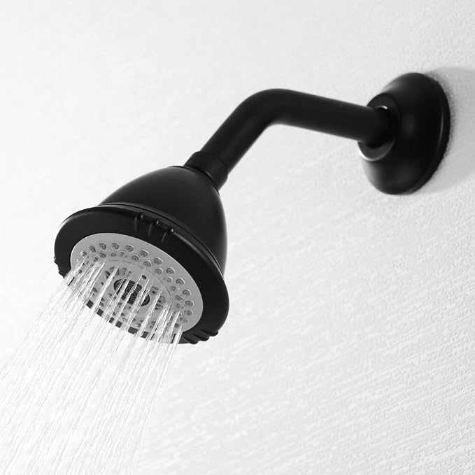 BESTILL Wall Mounted 6 Inch Extension Shower Head Arm, Shower Arm and Flange - Image 2