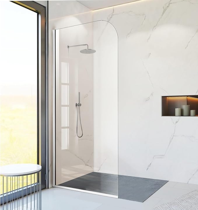 Glass Shower Panel, Simple Shower Door Panel by PHMUNY