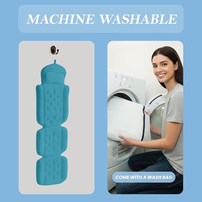 Bath Pillow for Tub | 4D Air Mesh Fabric - Image 5