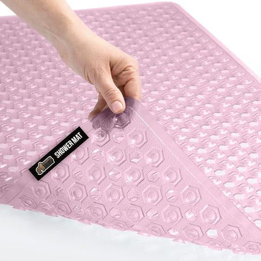 GORILLA GRIP Patented Bath Tub Shower Mat, Machine Washable Bathtub Floor Liner by GorillaGrip