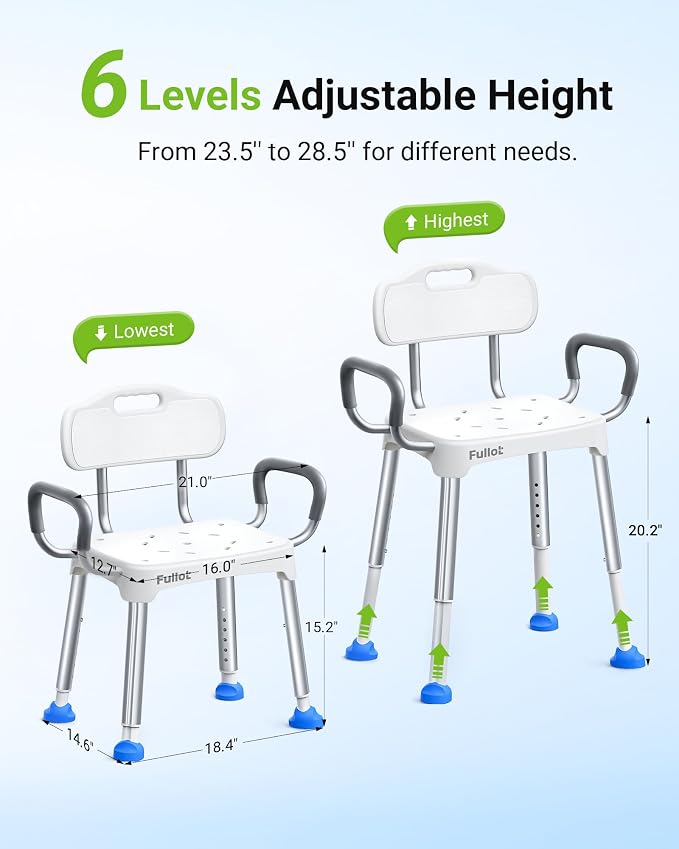 Widened Shower Chair for Inside Shower - Image 6