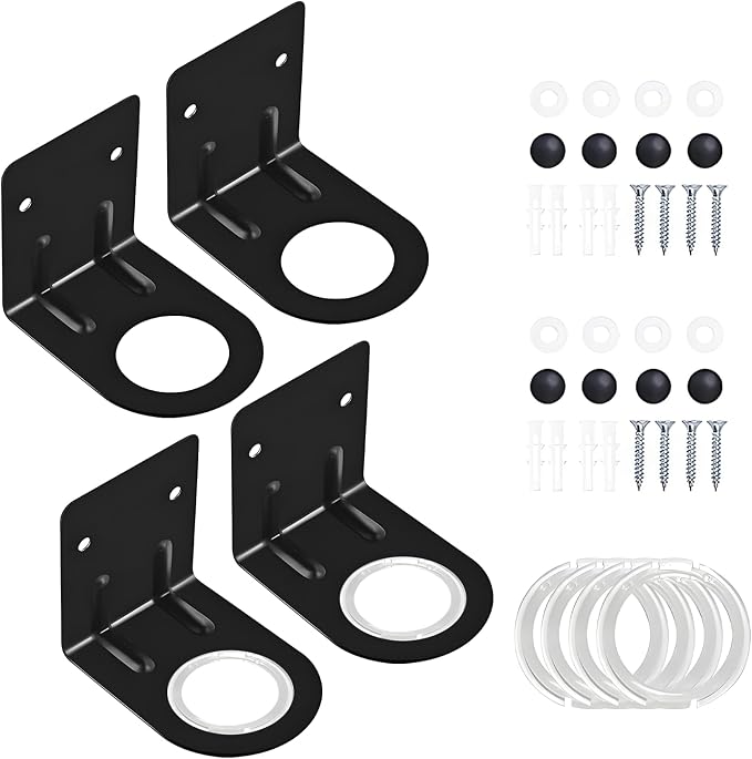 LEFTSTARER 4Pcs Soap Dispenser Wall Mount Bottle Holder, Shampoo Holder by Unknown
