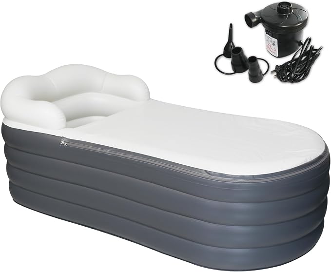 B&Y Inflatable Soaking Bathtub for Adult, Designed by BY
