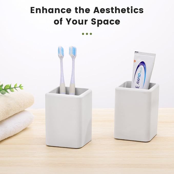 Luxspire Toothbrush Holders 2 Pack, Fast Drying Toothbrush Holders - Image 7
