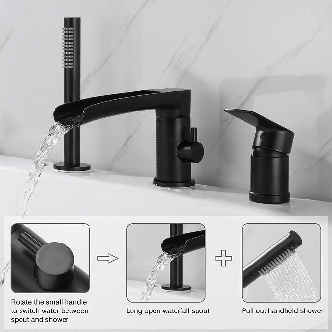 TapLong Waterfall Roman Tub Faucet - Image 5