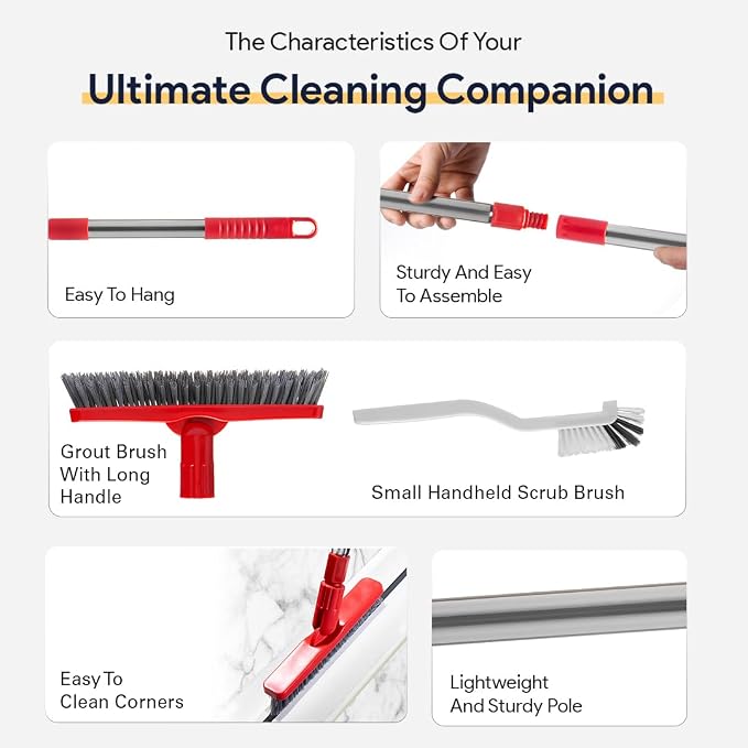 Fox Trot Ultimate Cleaning Duo: Grout Brush - Image 5