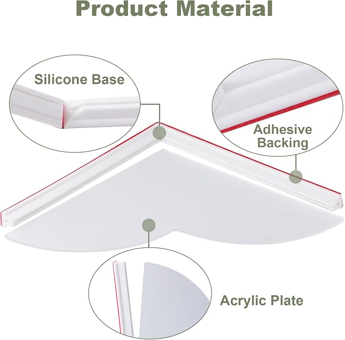TheBlackSpot 2 Pack Waterproof Shower Splash Guard - Image 5