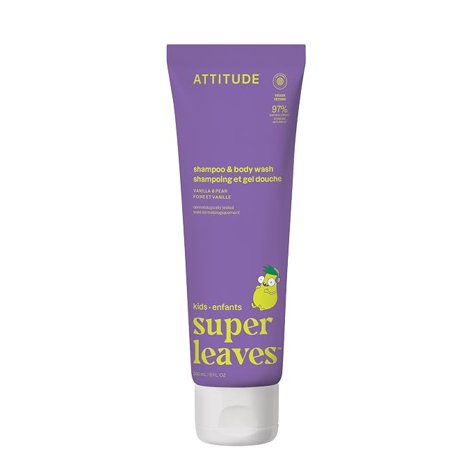 ATTITUDE Shampoo and Body Wash for Kids, EWG Verified, Dermatologically Tested by ATTITUDE