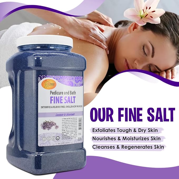 SPA REDI - Detox Foot Soak Pedicure and Bath Fine Salt, Lavender and Wildflower - Image 7
