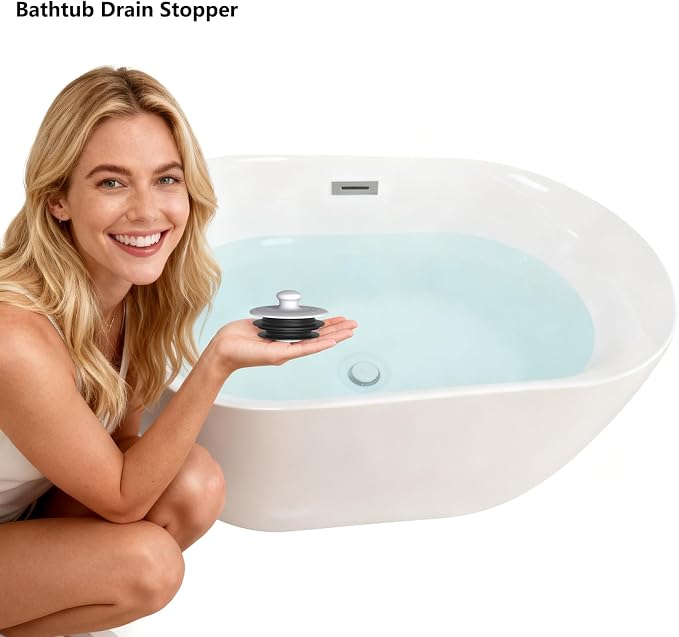 Bathtub Drain Stopper, Bathroom Sink Stopper，Drain Stopper, Sink Plug, Drain - Image 3