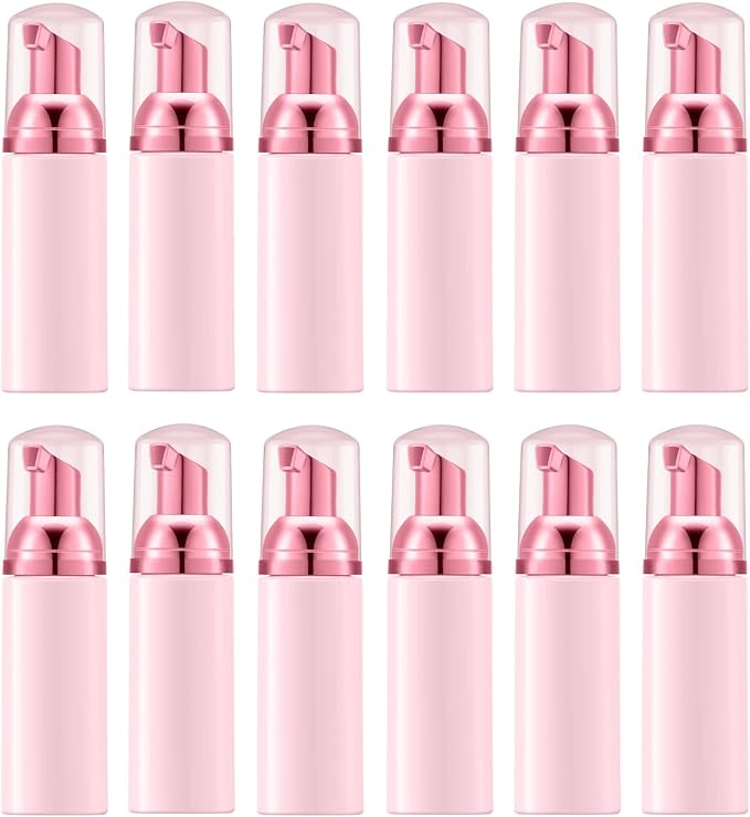 2 Oz Foam Pump Bottle. Empty Foaming Soap Dispenser by IRONBILL
