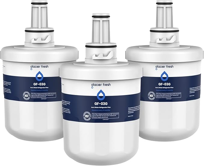 GLACIER FRESH Replacement for DA29-00003G Water Filter, Compatible by GLACIERFRESH