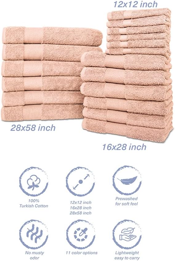 Hencely 18-Piece Bath Towel Set - Image 5