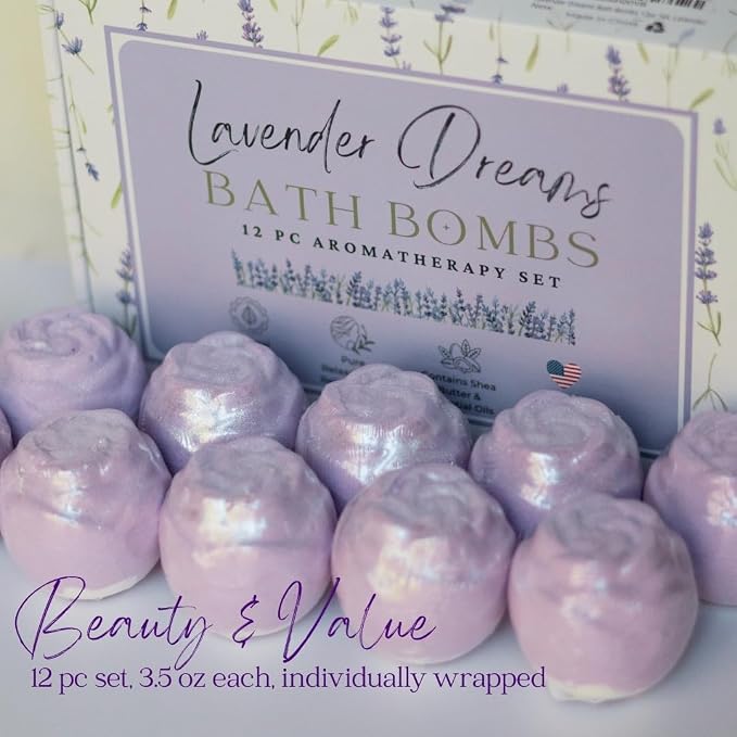 EvolutionUSA Lavender Dreams Bath Bombs - Image 7