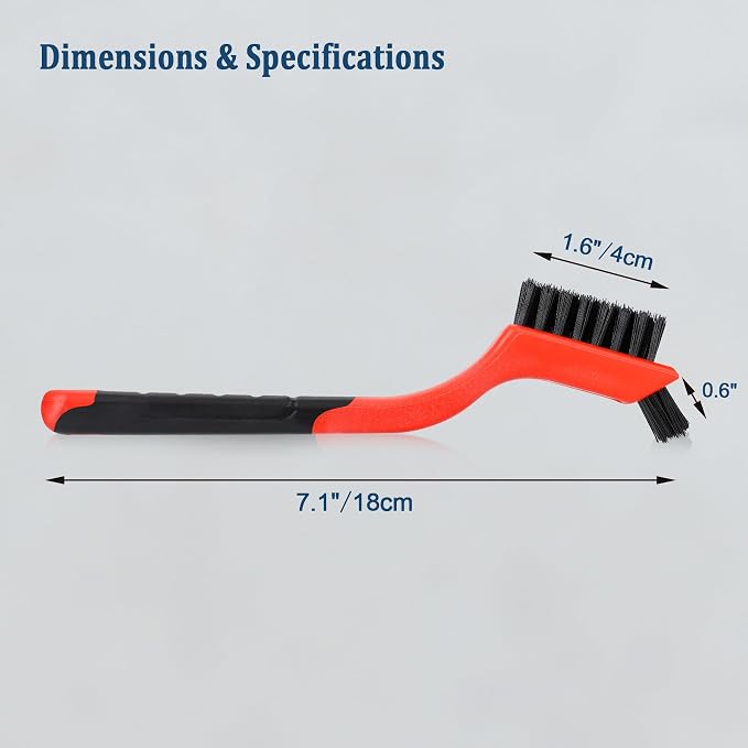 6pcs Nylon Brushes for Cleaning, Small Cleaning Brushes for Tight Spaces - Image 2